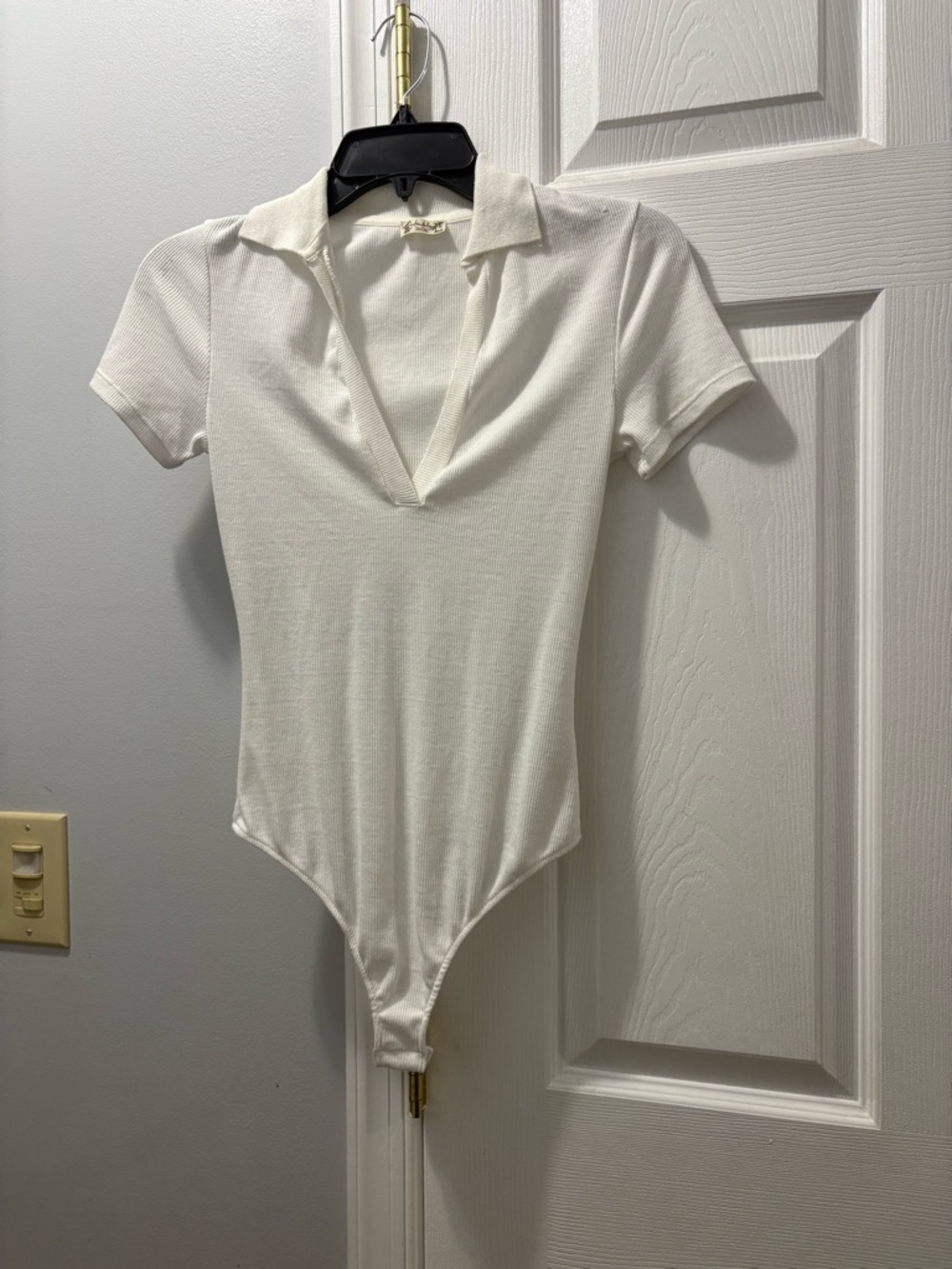 Free People Intimately Serve Bodysuit Size Small White
